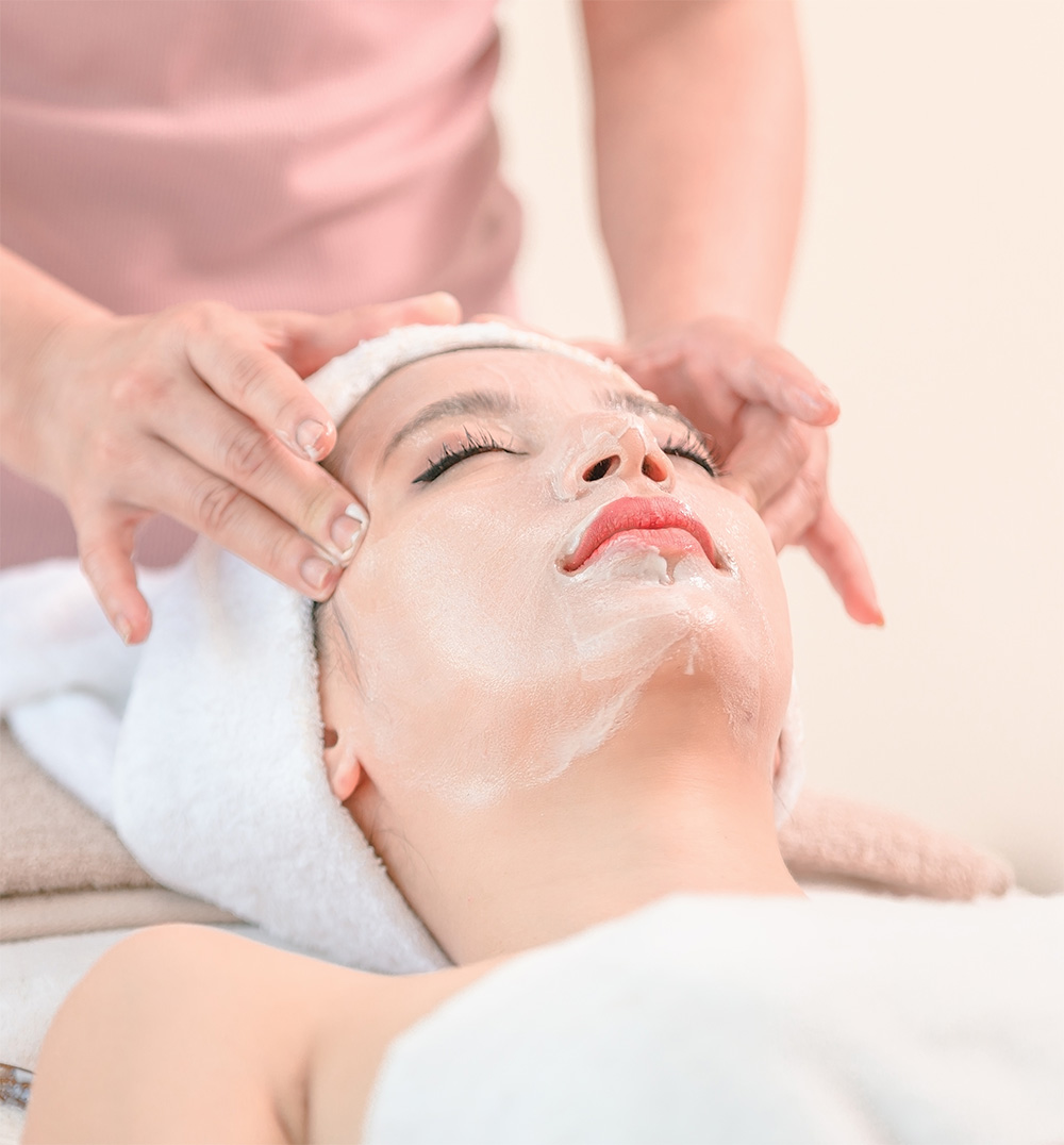 Beautiful woman spa
